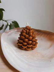 Pinecone Candle