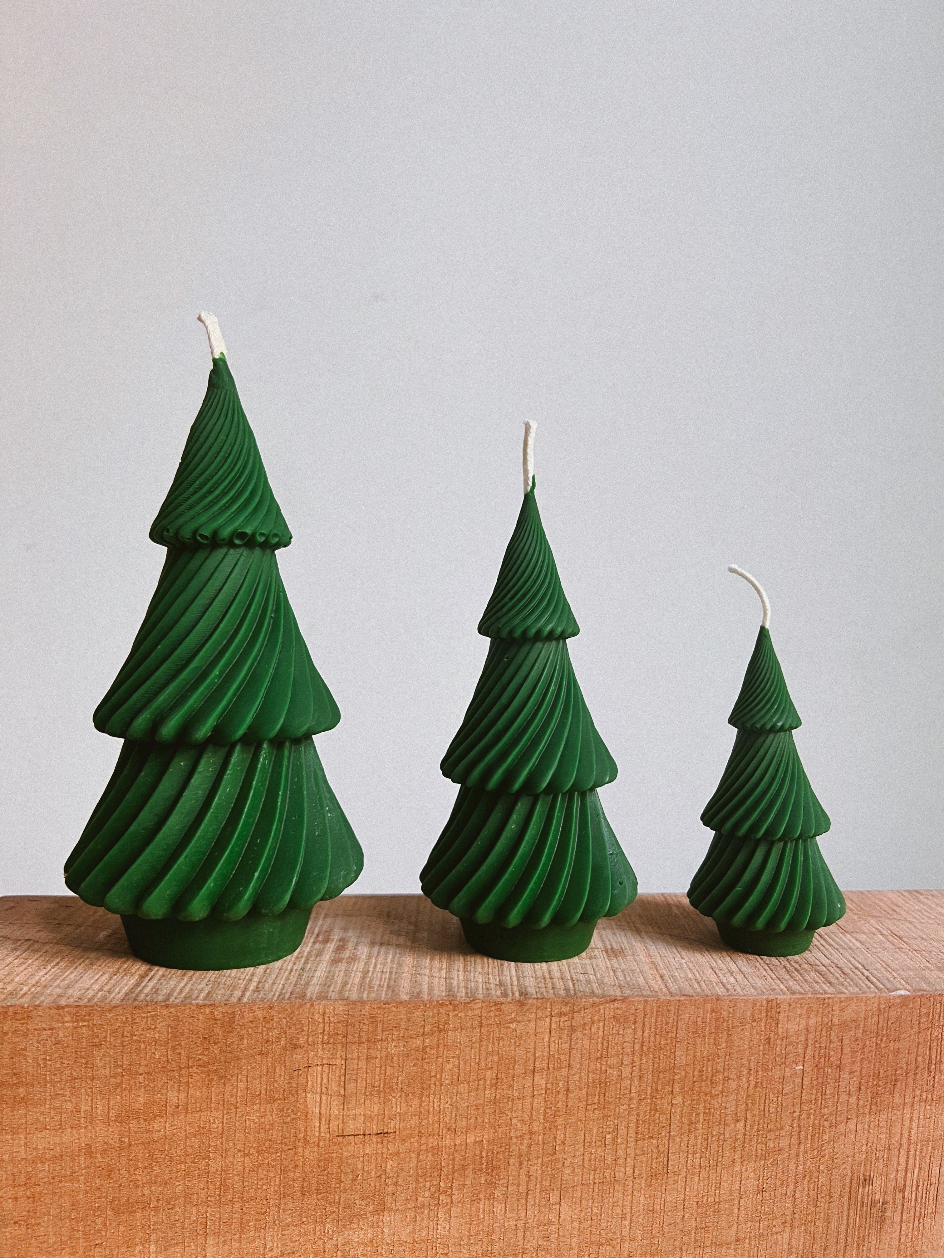 Pleated Trees 01 Evergreen Set