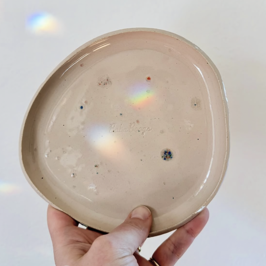 Confetti Candle Plate